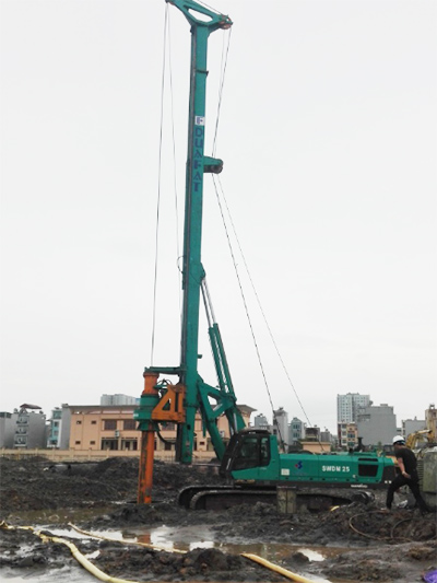 新年献礼bti体育智能9台SWDM25旋挖钻机征战越南