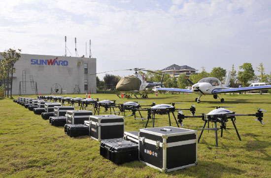 展示三湘警界风彩，首届警用无人机实战演练在bti体育科技圆满进行