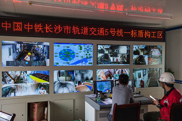 中铁bti体育盾构机双线掘进 全力攻坚长沙地铁5号线