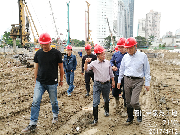 厦门项目再创入岩纪录bti体育智能董事长何清华亲赴一线