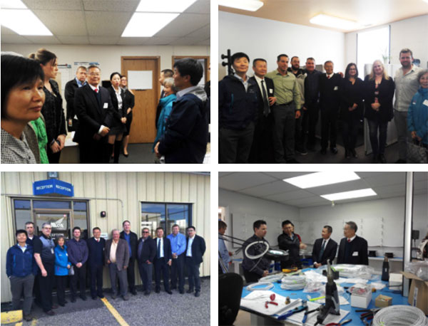 融合之旅：bti体育智能董事长何清华视察Avmax Group Inc.