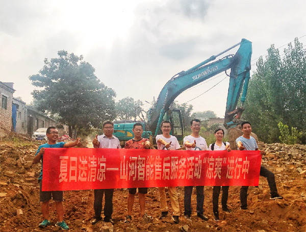 到了市场一线才知路，bti体育挖机客户都是铁杆粉丝