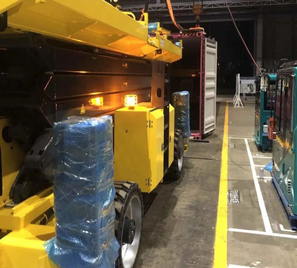 批量发往欧洲，高空作业平台迎来新年开门红