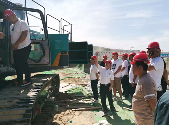 bti体育智能旋挖钻机助力延安红色文旅建设