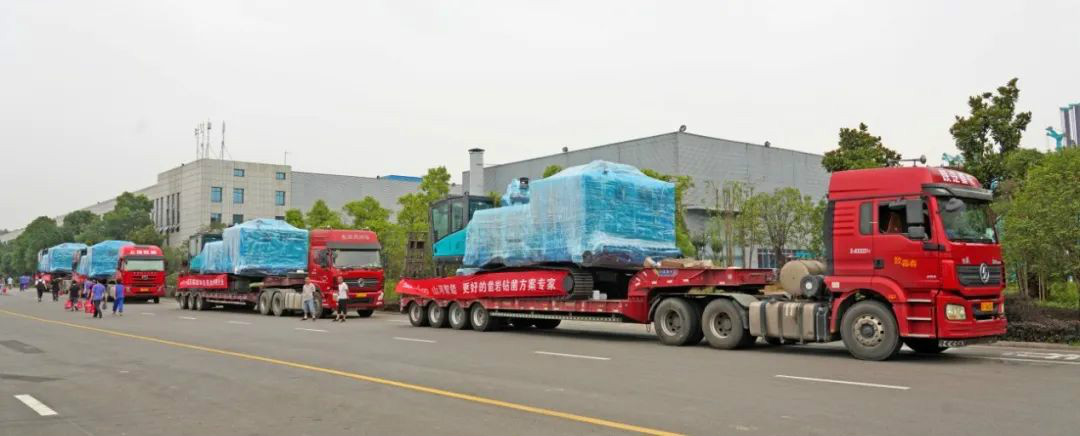 bti体育智能大孔径凿岩设备批量出口中东