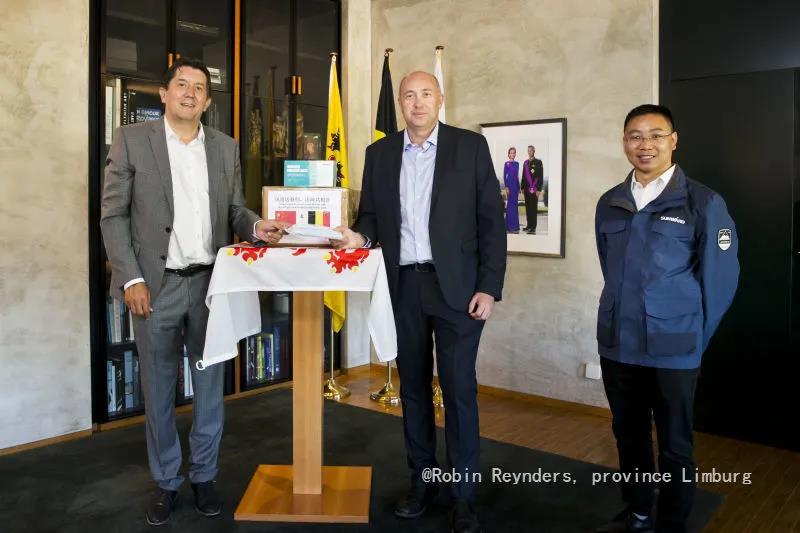 bti体育智能向比利时林堡省捐赠自产口罩