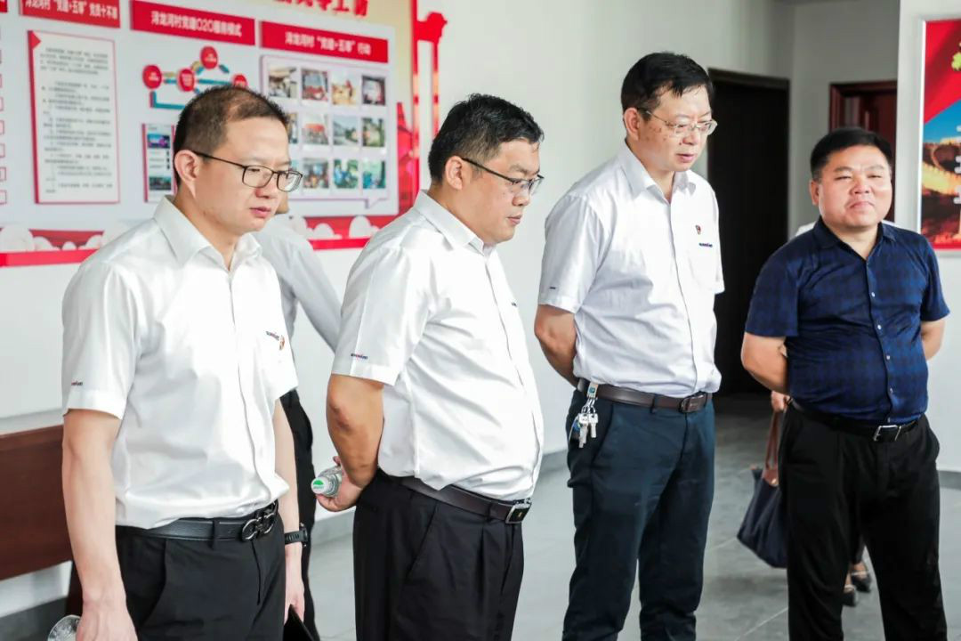 bti体育智能党委赴浔龙河互换进建