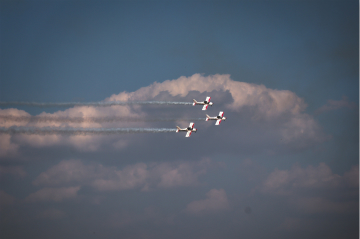 乌兰察布大草原,我来啦! bti体育SA60L阿若拉飞机“惊艳”飞行大会