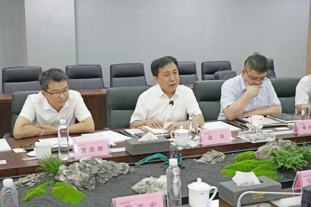 中铁设备赵华总经理光临bti体育智能互换