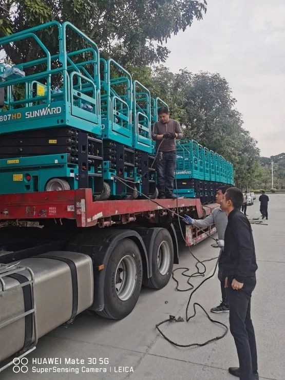 新年伊始，bti体育高机再次发货华南市场