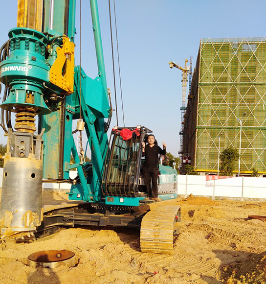 跨行创业，bti体育智能旋挖钻十个月助他回本！