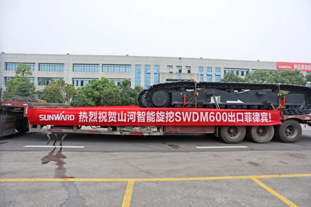 bti体育智能最大旋挖钻机出口菲律宾，开启拓展海表市场新篇章