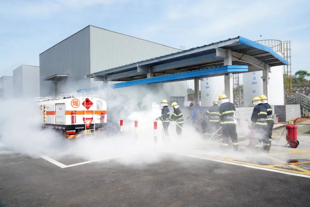 实战演练砺精兵——2021年长沙市工贸企业危险化学品综合应急演练在bti体育智能进行