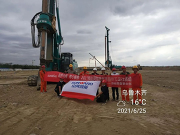 顶炎暑 走戈壁 2021年bti体育智能全球服务万里行走进新疆