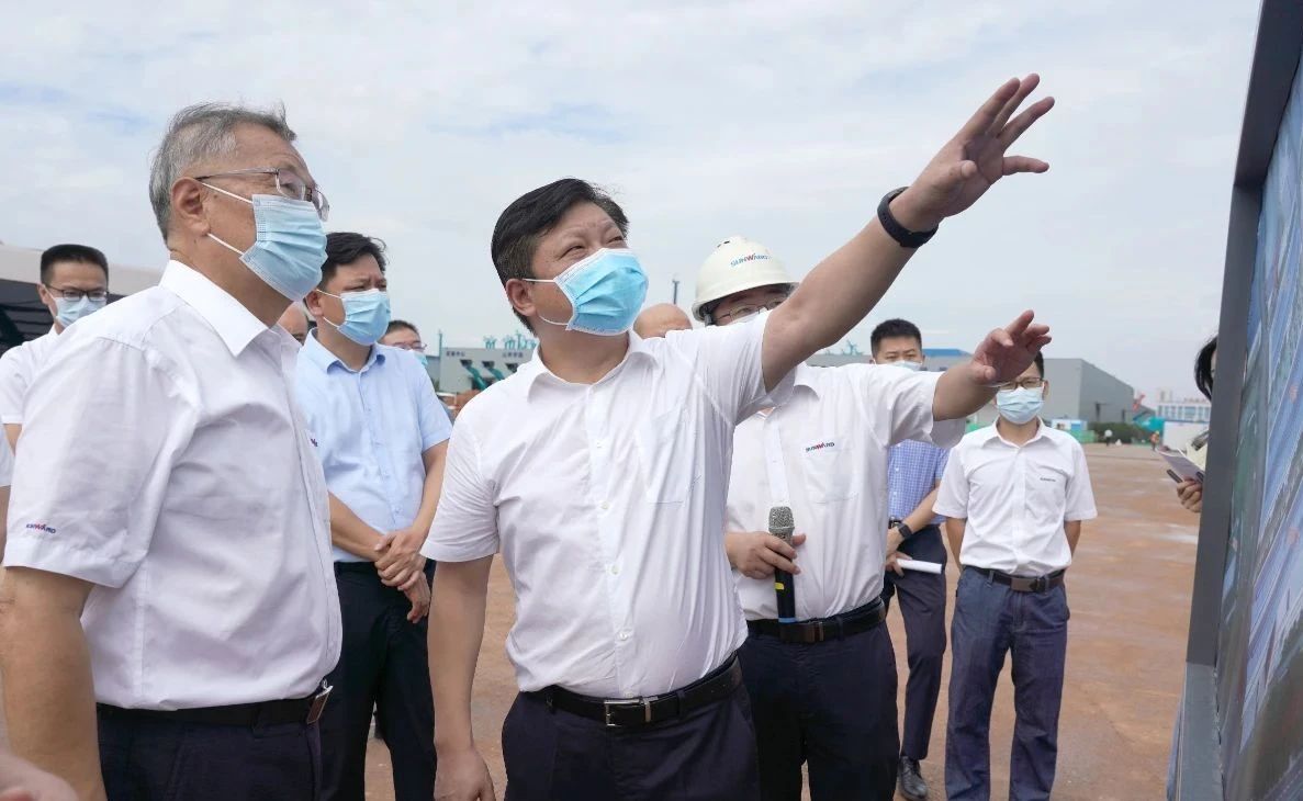 长沙县委书记付旭明调研bti体育智能