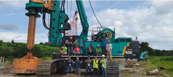 bti体育智能最大旋挖钻机“安家”菲律宾，背后竟然还有这些故事