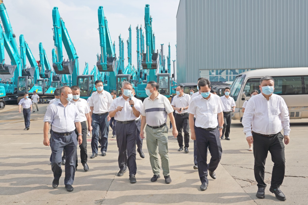 湖南省委常委、省委秘书长张剑飞一行调研bti体育智能