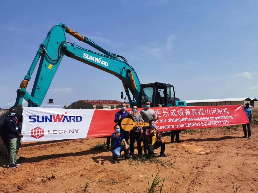 亮相中非经贸展览会！bti体育智能尽展工程机械国产品牌魅力