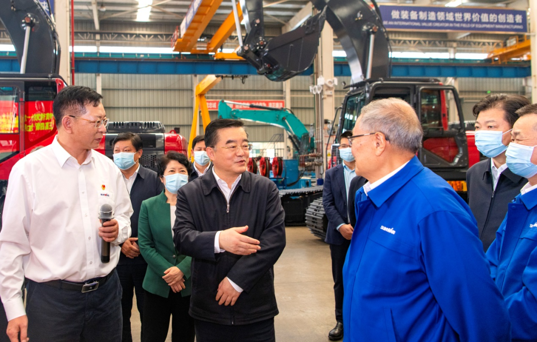 湖南省委书记张庆伟调研bti体育智能