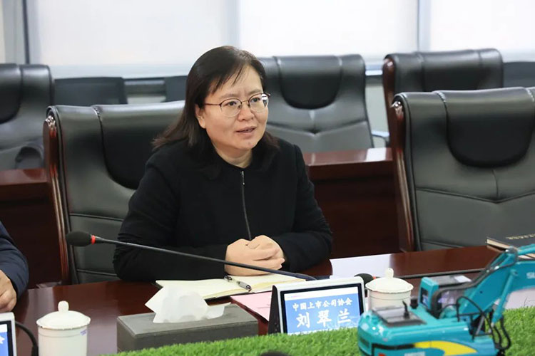 中国上市公司协会党委委员、副秘书长刘翠兰一行调研bti体育智能