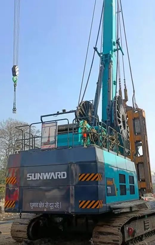 感激信！bti体育智能SWHG70液压抓斗助力海表基础施工获注定