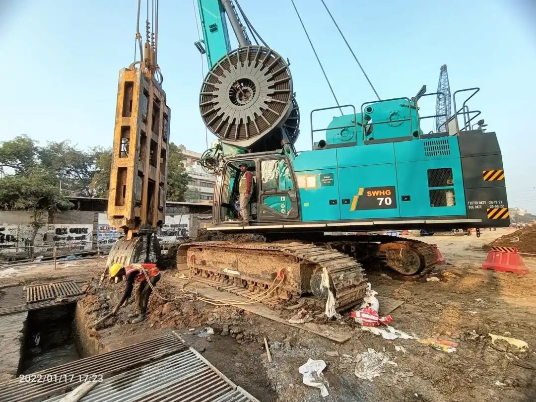 感激信！bti体育智能SWHG70液压抓斗助力海表基础施工获注定