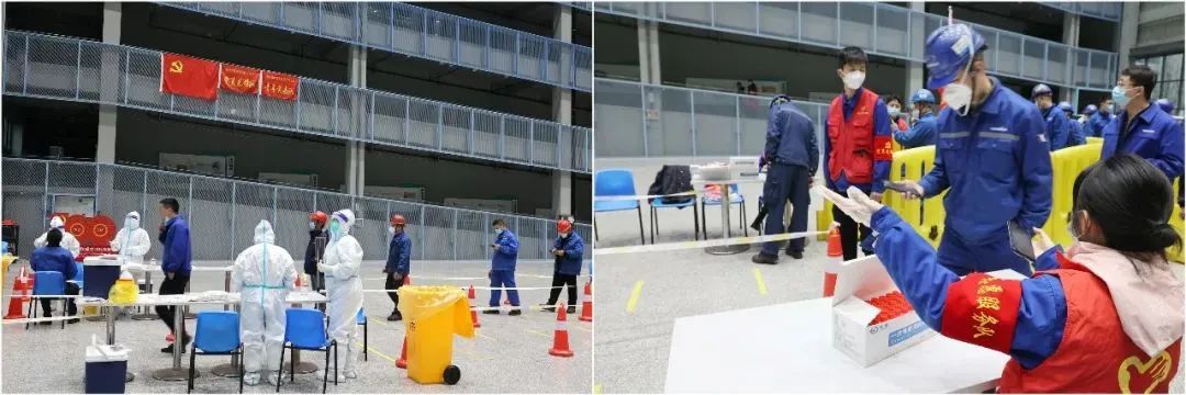 抗疫前锋在行动！bti体育智能自愿者助力核酸采样