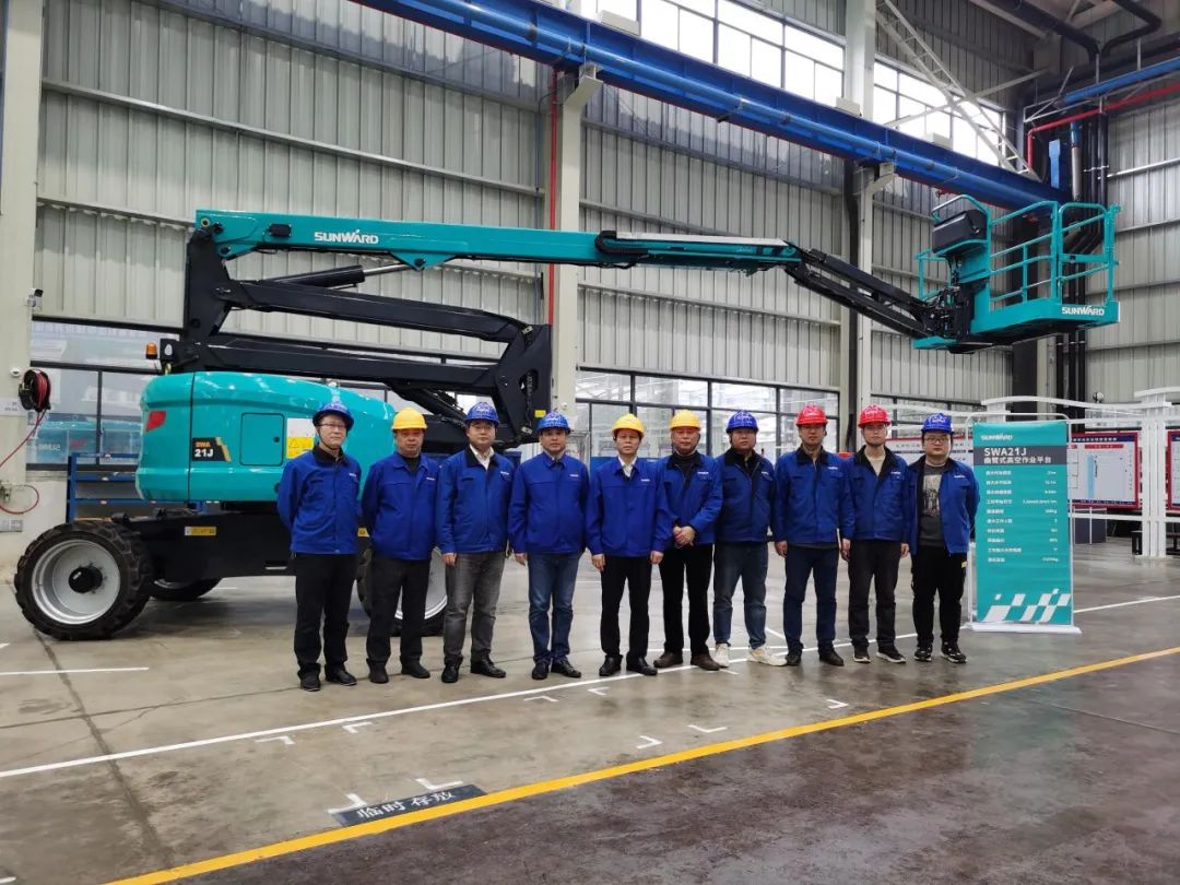 行业同级别产品之最！bti体育智能又一款曲臂式高空作业平台成功下线