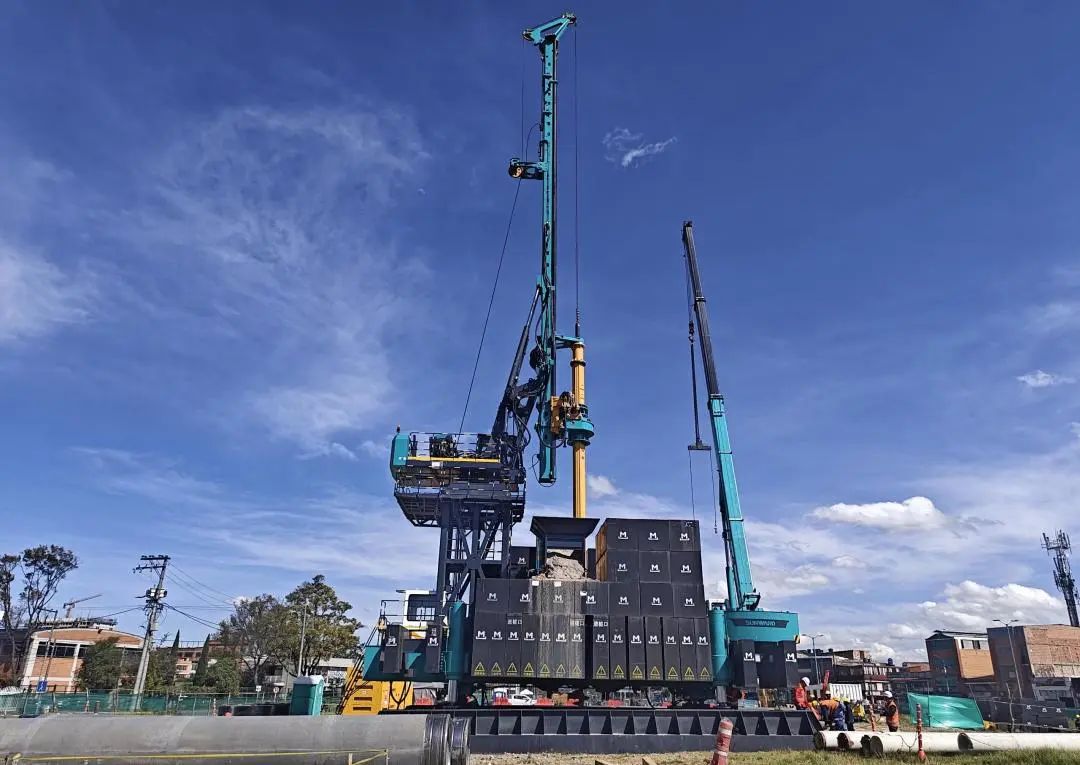 展示“中国造作”硬实力！bti体育智能PDP工法钻机助建波哥大地铁项目