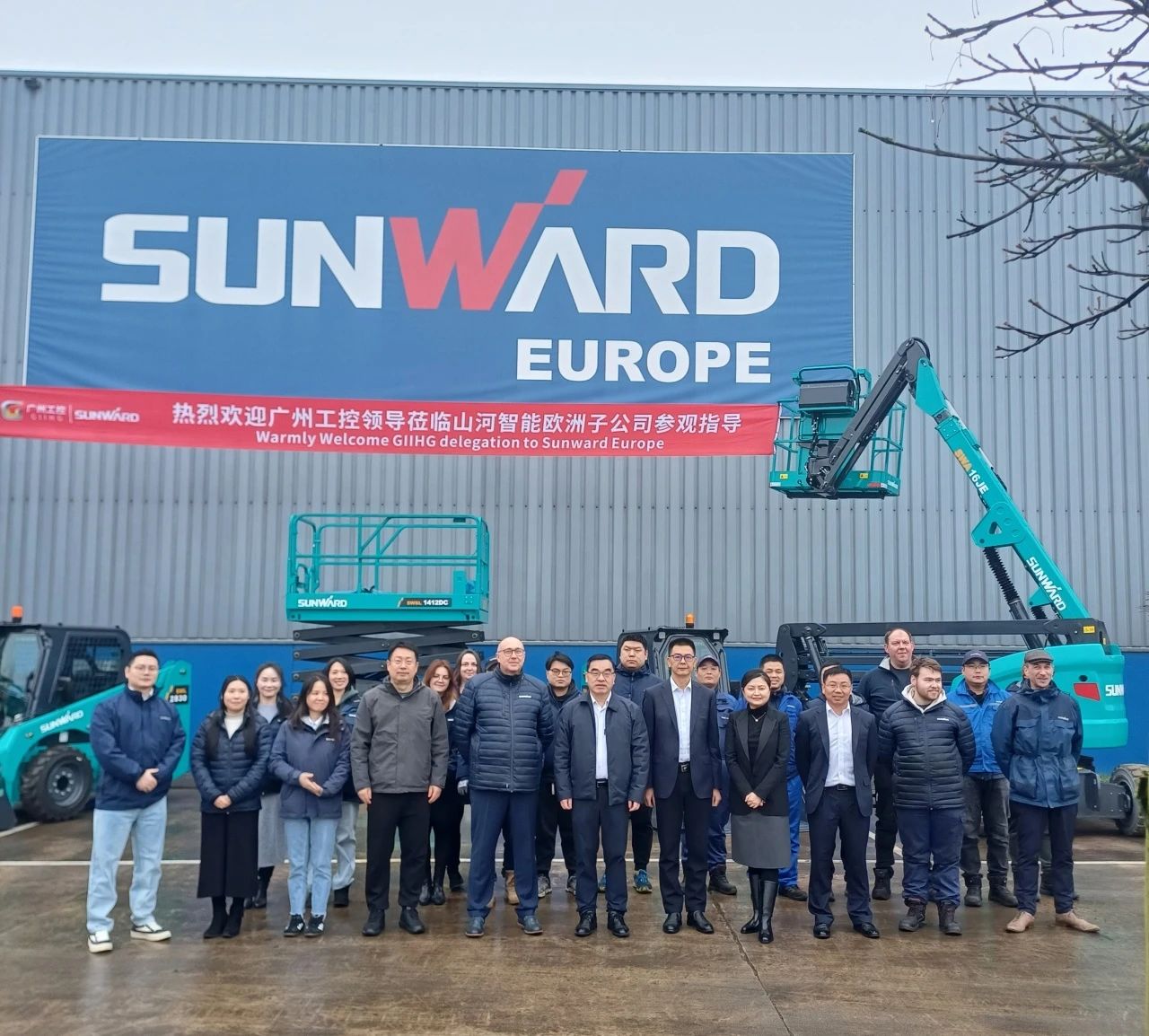 广州工控集团总经理王福铸率队调查bti体育智能欧洲子公司