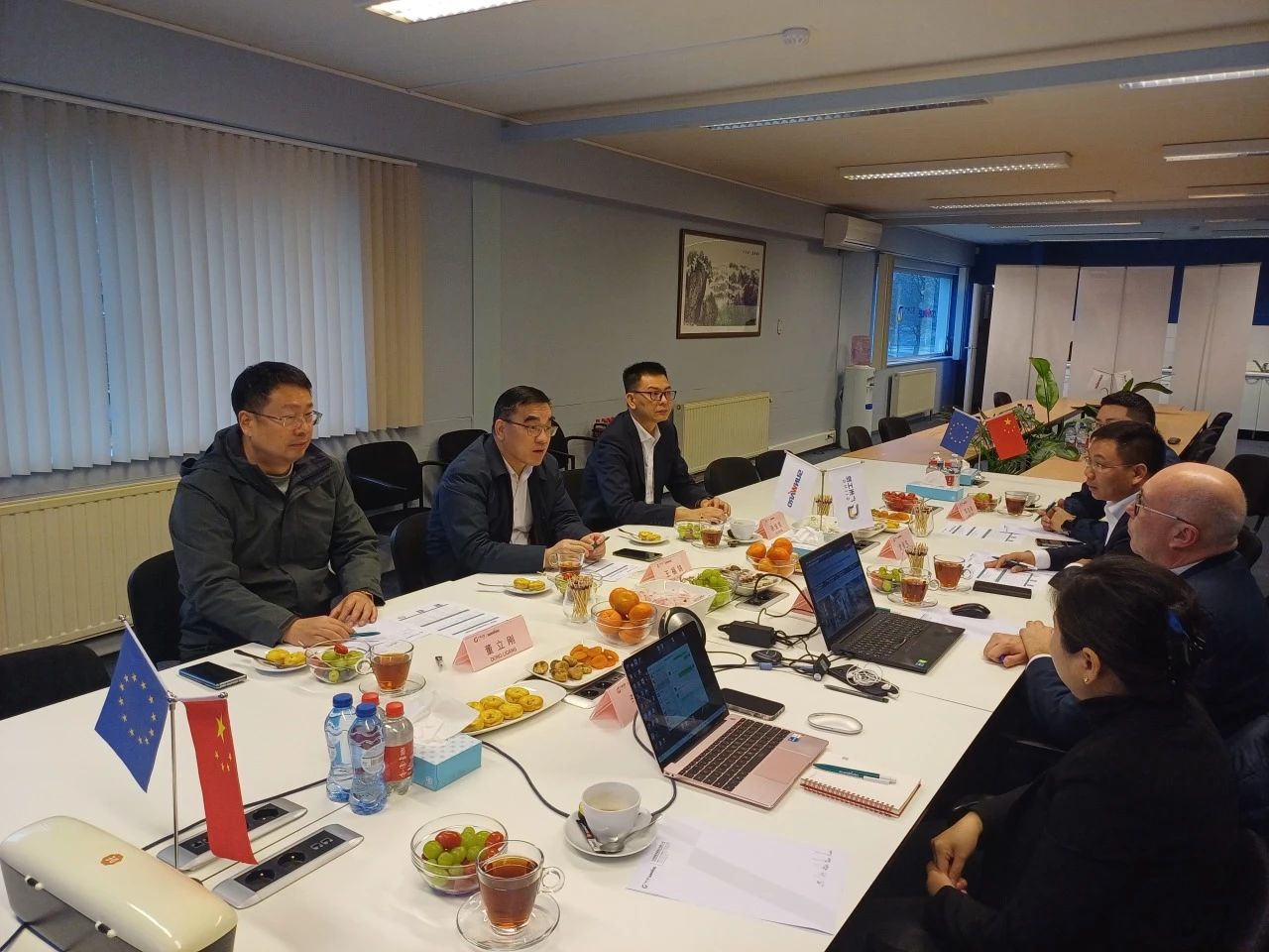 广州工控集团总经理王福铸率队调查bti体育智能欧洲子公司