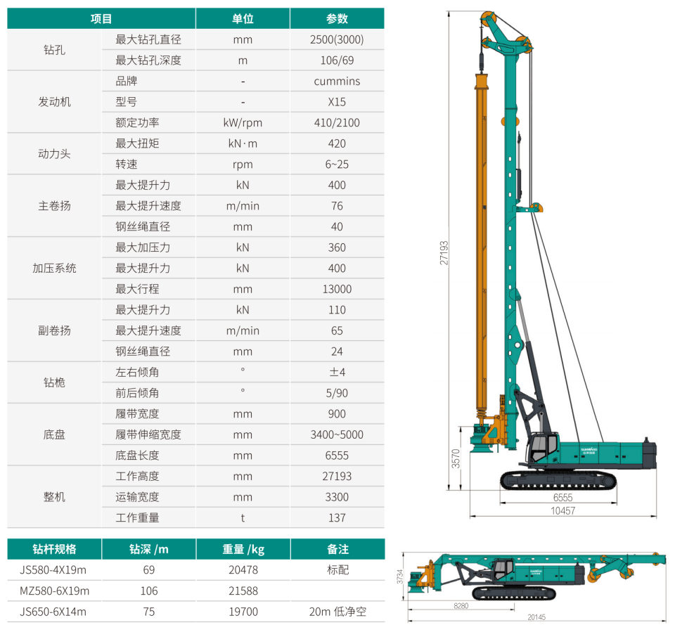 超大型多职能旋挖钻机