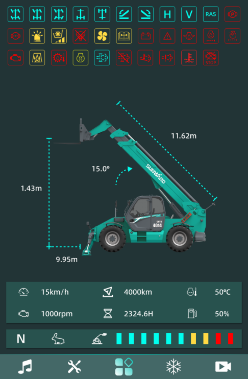高端机型“双箭齐发”！bti体育智能两款伸缩臂叉装车成功下线